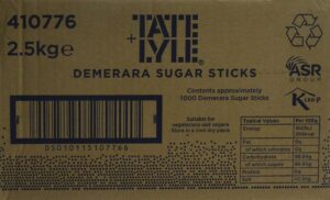 Tate & Lyle - Fairtrade Demerara Brown Sugar Sticks - Fruity
