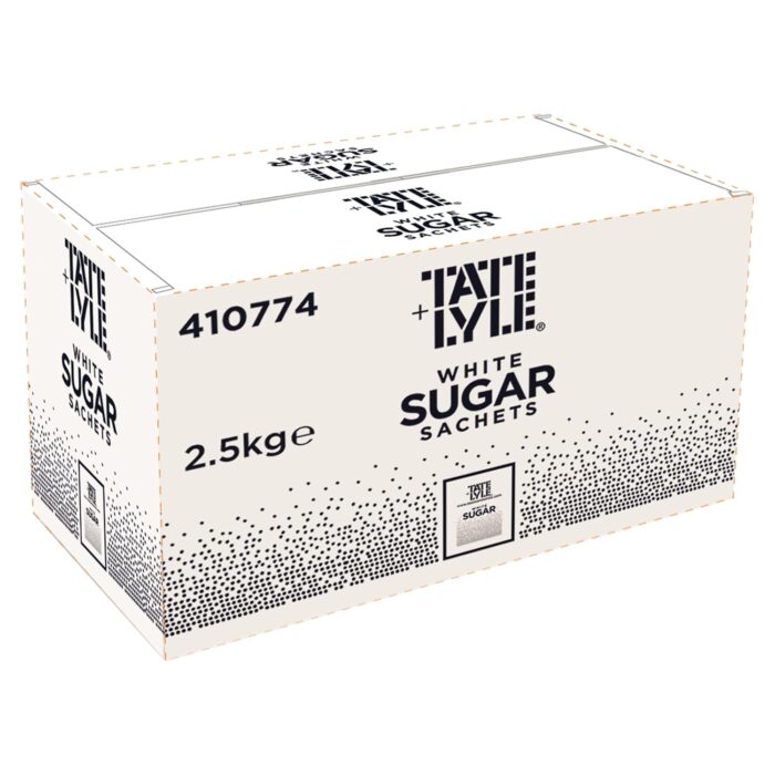 tate-lyle-white-sugar-sachets-pure-cane-sugar-individually-wrapped.jpg Tate & Lyle - White Sugar Sachets - Pure Cane Sugar - Individually Wrapped for Hygiene - Hot Drinks