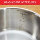 Tefal A70546 Duetto Cooking Pot Diameter 24 cm Suitable for Induction Cookers