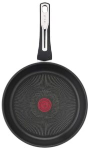 Tefal Emotion E3000204 Frying Pan 20 cm Non-Stick Coating Even Heat Distribution Elegant Design Robust Handle Induction Cooking Indicator Cranberry Tefal Emotion E3000204 Frying Pan 20 cm Non-Stick Coating Even Heat Distribution Elegant Design Robust Handle Induction Cooking Indicator Cranberry