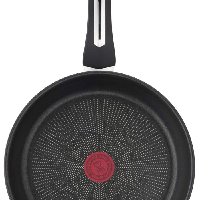 Tefal Emotion E3000204 Frying Pan 20 cm Non-Stick Coating Even Heat Distribution Elegant Design Robust Handle Induction Cooking Indicator Cranberry Tefal Emotion E3000204 Frying Pan 20 cm Non-Stick Coating Even Heat Distribution Elegant Design Robust Handle Induction Cooking Indicator Cranberry