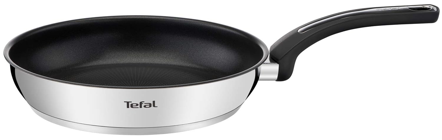 Tefal Emotion E3000204 Frying Pan 20 cm Non-Stick Coating Even Heat Distribution Elegant Design Robust Handle Induction Cooking Indicator Cranberry Tefal Emotion E3000204 Frying Pan 20 cm Non-Stick Coating Even Heat Distribution Elegant Design Robust Handle Induction Cooking Indicator Cranberry