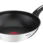 Tefal Emotion E3000204 Frying Pan 20 cm Non-Stick Coating Even Heat Distribution Elegant Design Robust Handle Induction Cooking Indicator Cranberry
