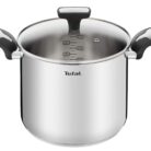 Tefal Emotion E3000204 Frying Pan 20 cm Non-Stick Coating Even Heat Distribution Elegant Design Robust Handle Induction Cooking Indicator Cranberry