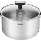Tefal Emotion E3000204 Frying Pan 20 cm Non-Stick Coating Even Heat Distribution Elegant Design Robust Handle Induction Cooking Indicator Cranberry