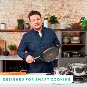 Tefal Jamie Oliver Cook's Direct Stainless Steel 5 Piece Cookware Set – – E304S544