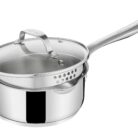 Tefal Jamie Oliver Cook's Direct Stainless Steel 5 Piece Cookware Set – – E304S544