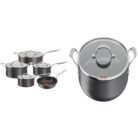 Tefal Jamie Oliver Cook's Direct Stainless Steel 5 Piece Cookware Set – – E304S544