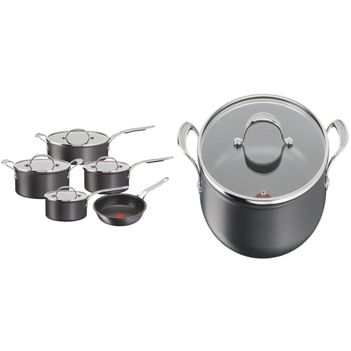 Tefal Jamie Oliver Cook's Direct Stainless Steel 5 Piece Cookware Set – – E304S544