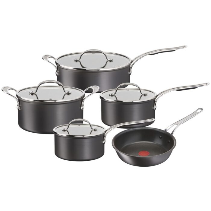 Tefal Jamie Oliver Cook's Direct Stainless Steel 5 Piece Cookware Set – – E304S544
