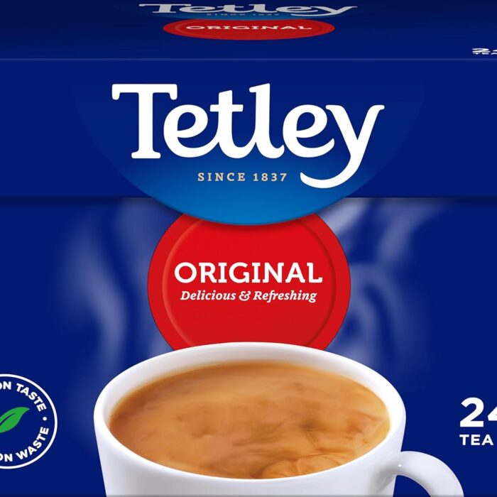 Tetley Original Black Tea Bags - Full Flavoured British Brew - Perfect for Breakfast or Anytime - Rainforest Alliance Certified - 240 Teabags (1 Pack)