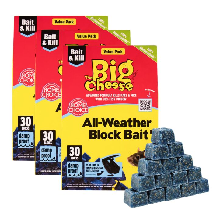 The Big Cheese All-Weather Bait Block Multi Pack x3-30 x 10g The Big Cheese All-Weather Bait Block Multi Pack x3-30 x 10g