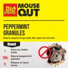 The Big Cheese Mouse Out Peppermint Granules – 350g Non-Toxic Rat & Mouse Deterrent