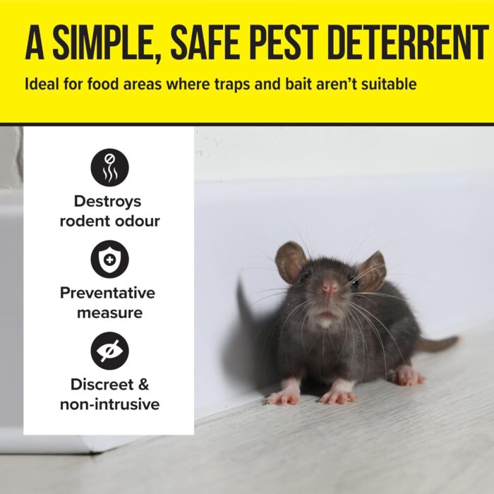 The Big Cheese Mouse Out Peppermint Granules – 350g Non-Toxic Rat & Mouse Deterrent