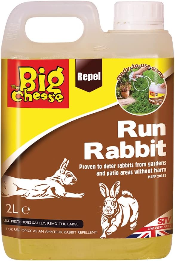 the-big-cheese-run-rabbit-repellent-2-l-with-backpack-sprayer.jpg The Big Cheese Run Rabbit Repellent – 2 L with Backpack Sprayer. Ready-To-Use. Humane Deterrent. Prevents Burrowing