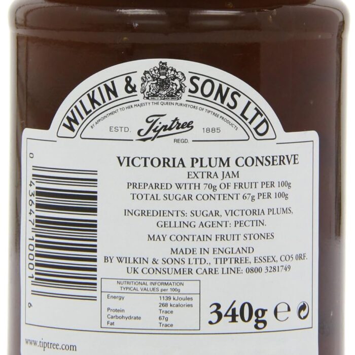 Tiptree Victoria Plum Conserve 340 g (Pack of 6) Tiptree Victoria Plum Conserve 340 g (Pack of 6)