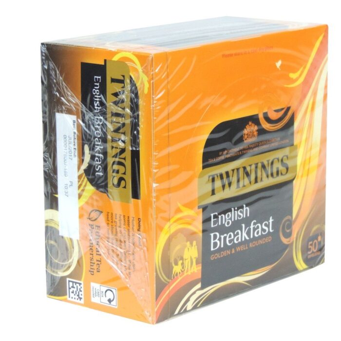 Twinings English Breakfast String and Tag Pack of 100 Twinings English Breakfast String and Tag Pack of 100