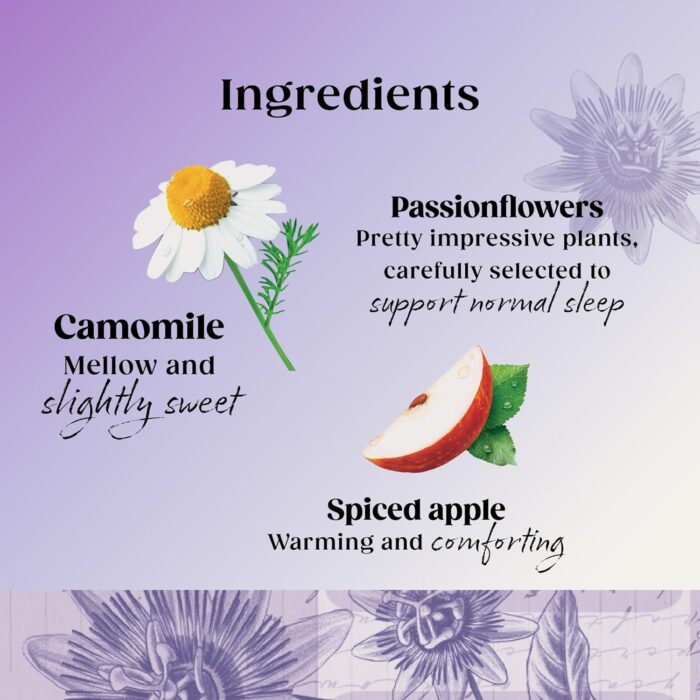 Twinings Superblends Sleep Tea - Spiced Apple & Vanilla Herbal Tea Infusion with Camomile & Passion Flower - 40 Biodegradable Tea Bags Twinings Superblends Sleep Tea - Spiced Apple & Vanilla Herbal Tea Infusion with Camomile & Passion Flower - 40 Biodegradable Tea Bags