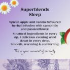 Twinings Superblends Sleep Tea - Spiced Apple & Vanilla Herbal Tea Infusion with Camomile & Passion Flower - 40 Biodegradable Tea Bags