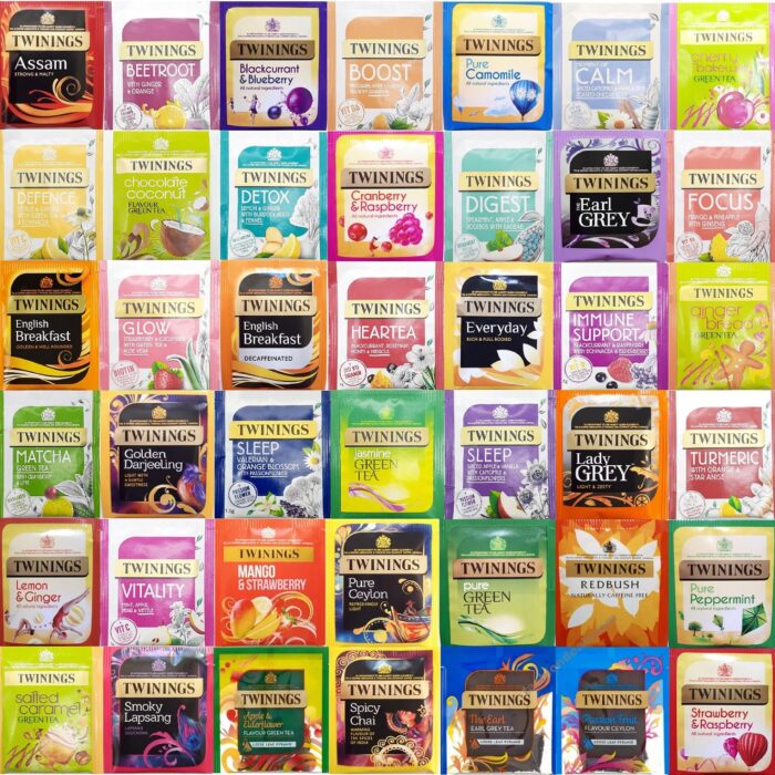 Twinings Tea Bags Individual Enveloped Tagged Classic and Flavoured Selections (50 Tea Envelopes) Twinings Tea Bags Individual Enveloped Tagged Classic and Flavoured Selections (50 Tea Envelopes)