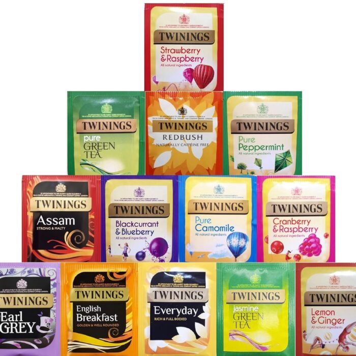 Twinings Tea Bags Individual Enveloped Tagged Classic and Flavoured Selections (50 Tea Envelopes) Twinings Tea Bags Individual Enveloped Tagged Classic and Flavoured Selections (50 Tea Envelopes)