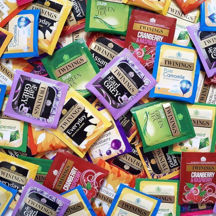 Twinings Tea Bags Individual Enveloped Tagged Classic and Flavoured Selections (50 Tea Envelopes) Twinings Tea Bags Individual Enveloped Tagged Classic and Flavoured Selections (50 Tea Envelopes)