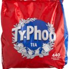 Typhoo Tea • 440 Black Tea Bags • Refreshing Everyday Blend • Bold & Full-Flavoured • Vegetarian Friendly • Packed in the UK • Ethical Sourcing