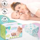 Vesta Baby Disposable Changing Pads - 65 Soft Absorbent Leak Proof Incontinence Mats - Newborn Portable Nappy Change Underpads - Protection Waterproof Liners