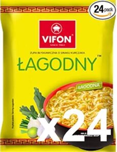VIFON Chicken Noodles - Bulk Buy Chicken Instant Noodles Multipack of 24 - Suitable for vegetarians - Tasty And Time Saving Vietnamese Snack - 70G (24 Pack)
