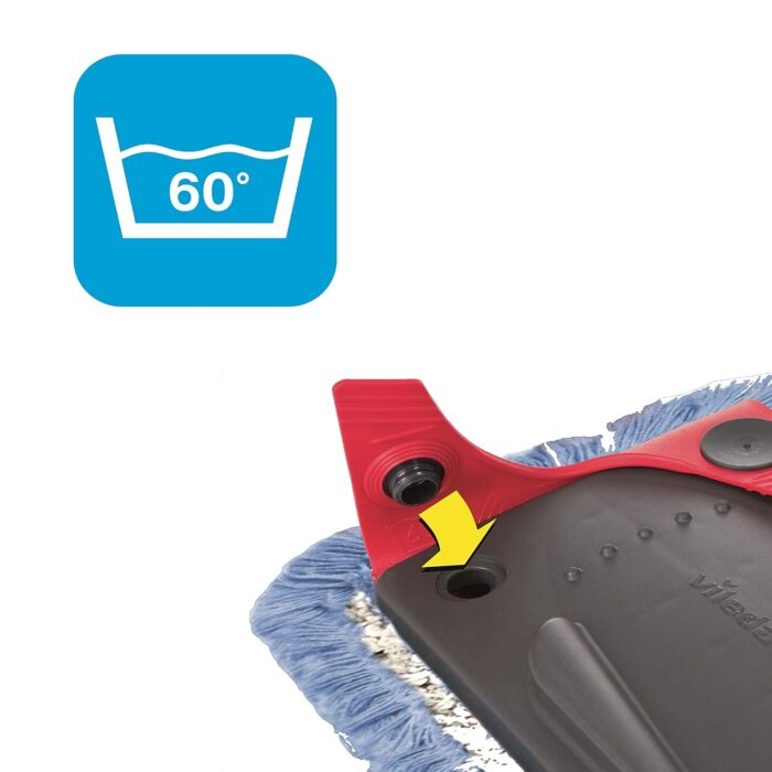 Vileda Ultramax - Flat Mop Head - Microfibre and Cotton Vileda Ultramax - Flat Mop Head - Microfibre and Cotton