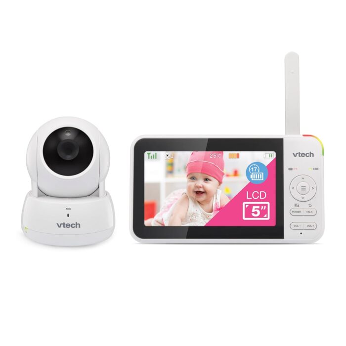 vtech-vm924-video-baby-monitor-with-camera-pan-tilt-baby-monitor-with-5-.jpg VTech VM924 Video Baby Monitor with Camera