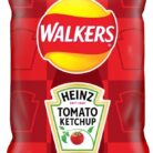 Walkers Heinz Tomato Ketchup Grab Bag Crisps 45g (Case of 32)
