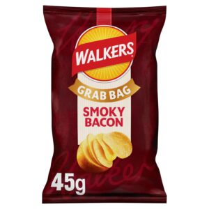 Walkers Smoky Bacon Crisps 45g (case of 32)