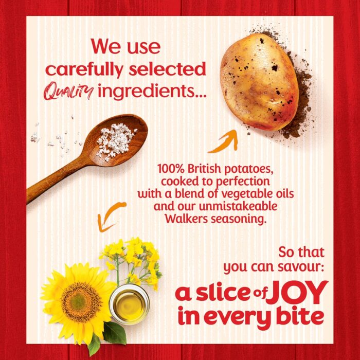 Walkers Smoky Bacon Crisps 45g (case of 32) Walkers Smoky Bacon Crisps 45g (case of 32)