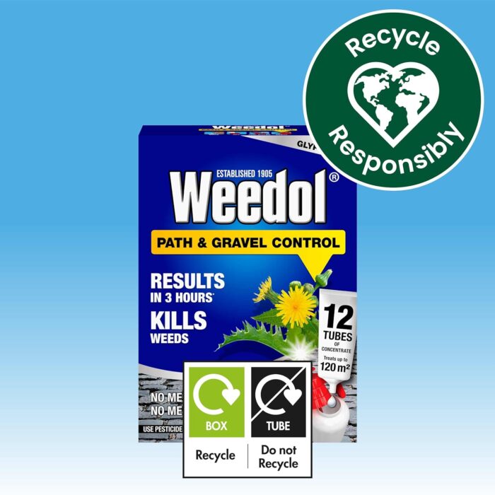 Weedol Path Weed Killer Liquid Concentrate 6 Tubes Treats 60m2 Garden Path & Patio Weed Control Weedol Path Weed Killer Liquid Concentrate 6 Tubes Treats 60m2 Garden Path & Patio Weed Control