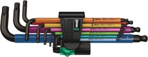 Wera 950 SPKL/9 SM N SB Multicolour BlackLaser L-Key Set