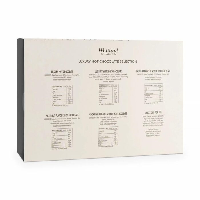 Version 1.0.0 Whittard of Chelsea Hot Chocolate Lovers Gift Set