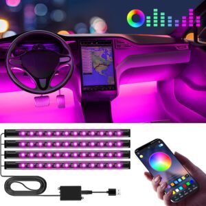 Winzwon LED Interior Lights for Car Accessories for Men Women