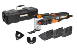 WORX WX681 F50 400W Sonicrafter Multi-Tool Oscillating Tool with 40 Accessories