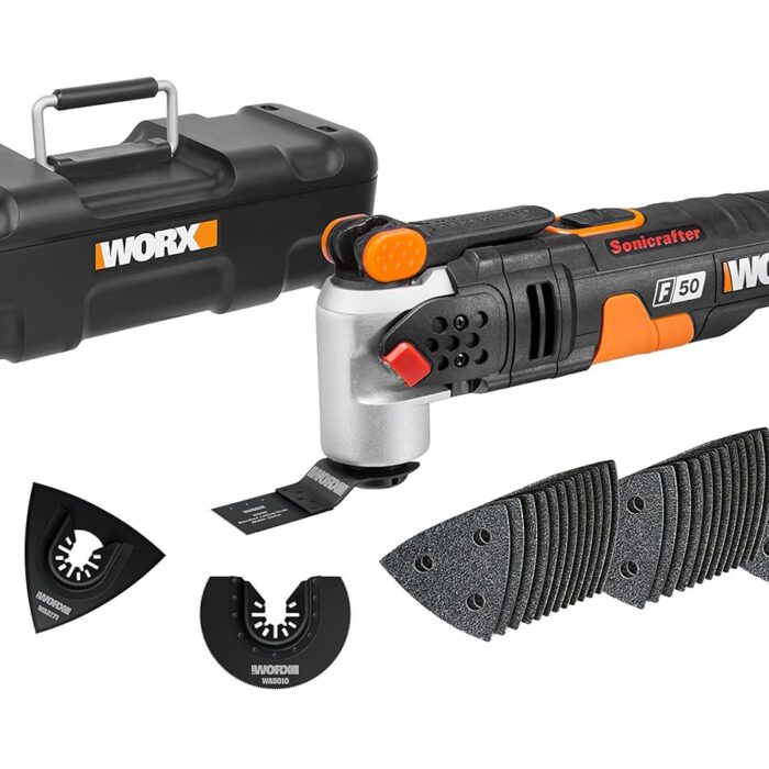 WORX WX681 F50 400W Sonicrafter Multi-Tool Oscillating Tool with 40 Accessories WORX WX681 F50 400W Sonicrafter Multi-Tool Oscillating Tool with 40 Accessories