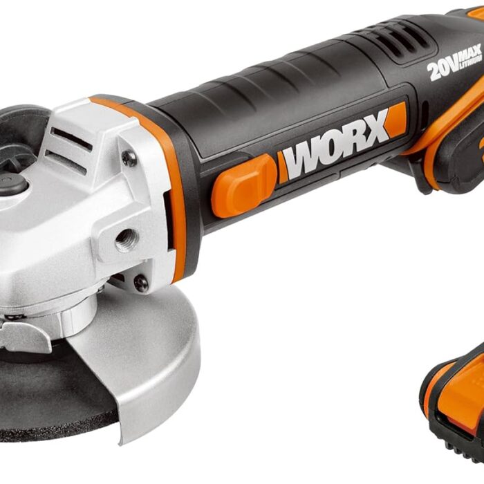 WORX WX803.9 18V (20V Max) Cordless 125mm Angle Grinder - (Tool only - Battery & Charger Sold Separately) WORX WX803.9 18V (20V Max) Cordless 125mm Angle Grinder - (Tool only - Battery & Charger Sold Separately)