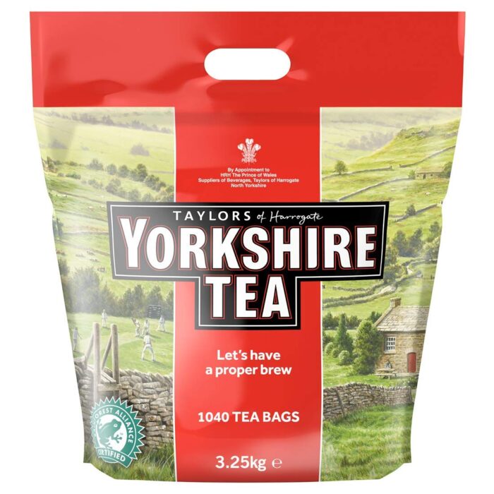 Yorkshire Tea Traditional 1040 Tea Bags 3.25 Kg (2 Pack 520) Yorkshire Tea Traditional 1040 Tea Bags 3.25 Kg (2 Pack 520)