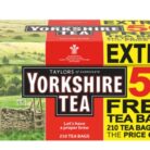 Yorkshire Tea Traditional 1040 Tea Bags 3.25 Kg (2 Pack 520)
