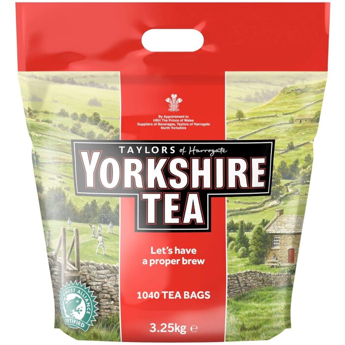 Yorkshire Tea Traditional 1040 Tea Bags 3.25 Kg (2 Pack 520) Yorkshire Tea Traditional 1040 Tea Bags 3.25 Kg (2 Pack 520)