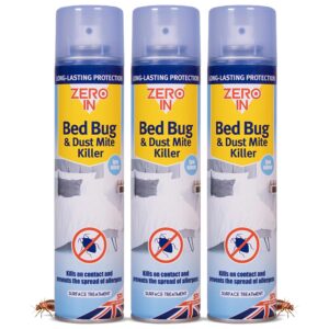 Zero In Bed Bug & Dust Mite Killer – Bed Bug Spray for Mattress