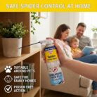 Zero In Spider Freeze Spray 500ml – Instant Knockdown Spider Killer – 100% Poison-Free – Dual-Action Nozzle – Safe for Use Around Children & Pets – Indoor Spider Catcher...